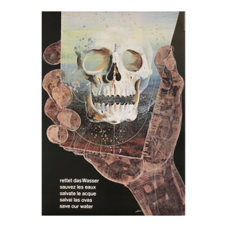 1994 Original Environmental Poster, Save Our Water (The 100 Best Posters Collection) For Sale