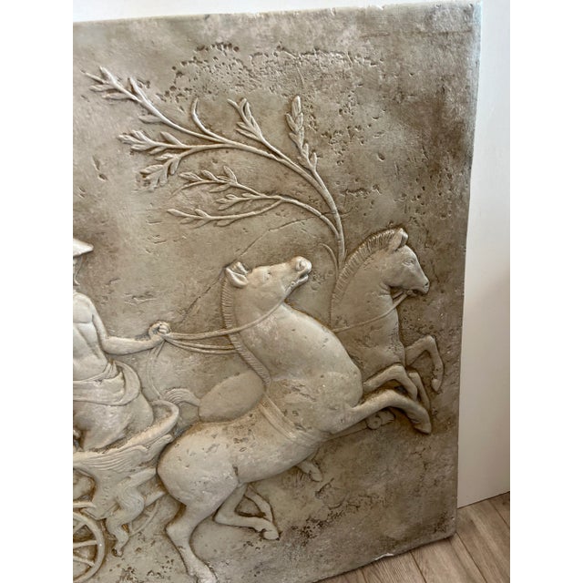 Late 19th Century Antique Italian Plaque With Roman Design For Sale - Image 5 of 11