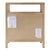 Wood Nora 27 in. W Rectangular Wood 3 Drawer Tall Nightstand with Open Shelf on Top, Light Oak For Sale - Image 7 of 10
