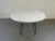 Vintage Mid Century Oval Marble Table For Sale In New York - Image 6 of 6