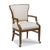 Transitional Manson Chair in Brown For Sale - Image 3 of 3