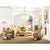 Beige Blonde Oak Storage Table For Sale - Image 8 of 8