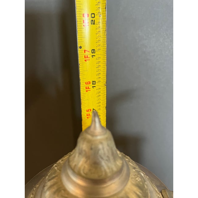 Vintage Gerz German Beer Stein 3l - Large 17" Relief Scene W/ Pewter Lid For Sale - Image 13 of 13