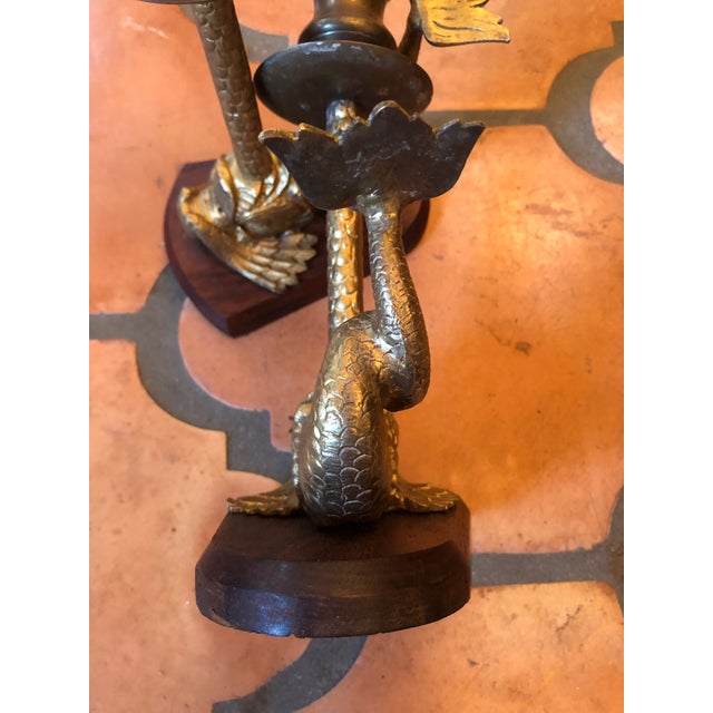 Vintage Dolphin Candlesticks a Pair Chairish