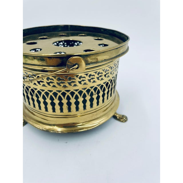 Antique Brass Heater, Germany, 1955 For Sale - Image 6 of 8