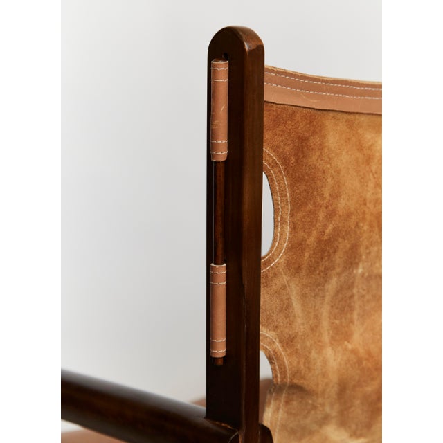 Wood Vintage PL 22 Folding Chair by Carlo Hauner & Martin Eisler for Oca, 1970s For Sale - Image 7 of 16