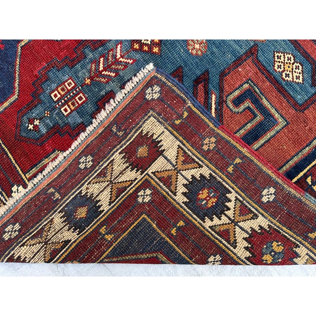 Antique Lori Pambak Kazak Hand-Knotted Wool Rug - 5'8" X 3'10" For Sale - Image 12 of 12