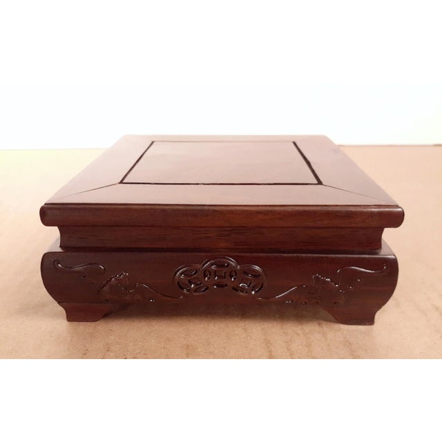 Late 19th Century Chinese Lacquer Figural Four Sided Fengweizun For Sale - Image 11 of 12