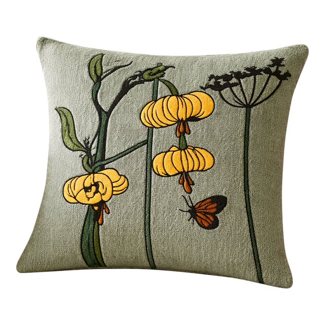 Exquisite Luxury Arts & Crafts Sofa Cushions – 1920s Design Cushion Cover With Insert For Sale