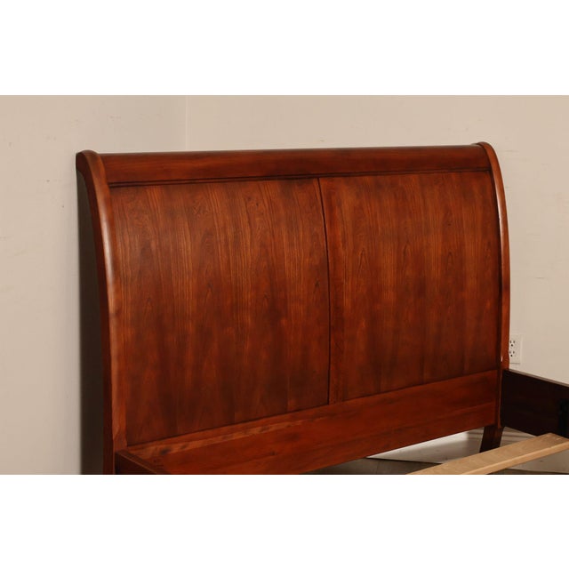 Stickley Stickley Cherry Sleigh Queen Bed For Sale - Image 4 of 18