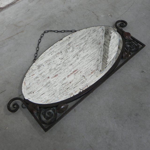 Art Deco Steel Mirror, 1933 For Sale - Image 12 of 12