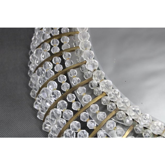 Hollywood Regency Illuminated Wall Mirror, Austria, 1970s For Sale - Image 4 of 8