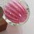 Glass 1990s Tapio Wirkkala Style Controlled Bubble Art Glass Pink Paper Weight For Sale - Image 7 of 11