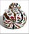 Vittorio Zuffi for Fratelli Toso Murano Flower Cane Murrine Cabinet Vase For Sale - Image 9 of 10