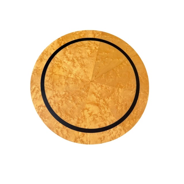 Enrique Garcel Enrique Garcel Burlwood Art Deco Occasional Accent Table For Sale - Image 4 of 11