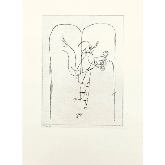 Artist: Paul Klee Country: Switzerland / Germany Title: Fulfillment Angel -1920 Medium: Engraving – 23 printed: 1947 by...