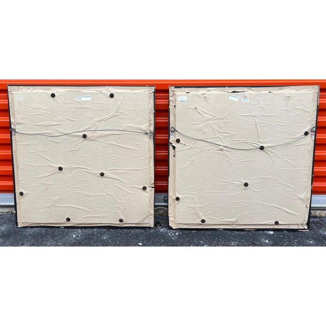 Beautiful framed 3-D artwork. Silver vessels with inset tile work will add depth and interest to your walls. Beautifully...