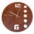 Wood Large Wooden Wall Clock, Mebus, Germany, 1990s. For Sale - Image 7 of 9