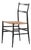 Black Stained Ash Superleggera Chair by Gio Ponti for Cassina For Sale