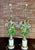 Traditional Pair of 1960s Italian Tole Floral Boutique Lamps For Sale - Image 3 of 12