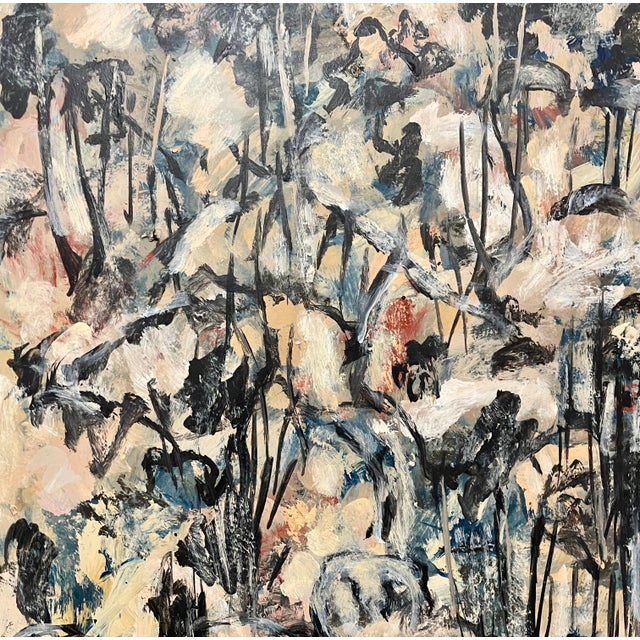 1990s David Rankin, Australian American D. Rankin Abstract Expressionist Oil Painting Rocky Hillside, 1990 For Sale - Image 5 of 7