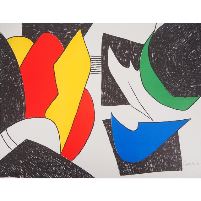 Joan Gardy-Artigas, Le commencement, Lithograph For Sale - Image 6 of 6