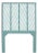 Liam Headboard Twin - Turquoise For Sale
