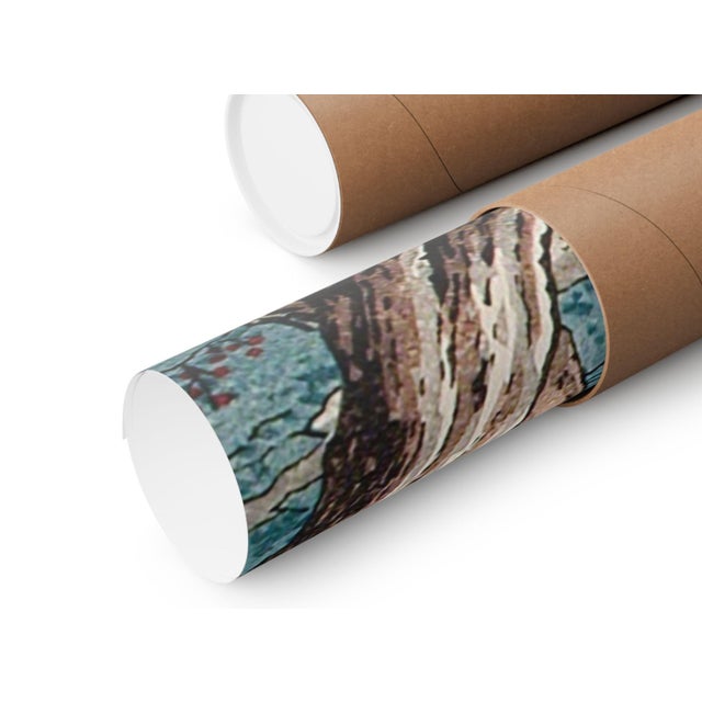 Mount Fuji From Lake Yamanaka, Hiroaki Takahashi, Japanese Shin-Hanga Reproduction Art Print, 24" × 36" For Sale In Buffalo - Image 6 of 6