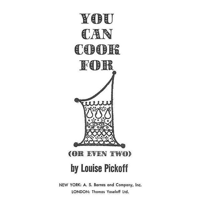 PICKOFF, Louise [175] pp. A. S. Barnes and Company, Inc. 1964 Second Printing 8 1/2" x 5 3/4" Jacket design by Mella Lembo