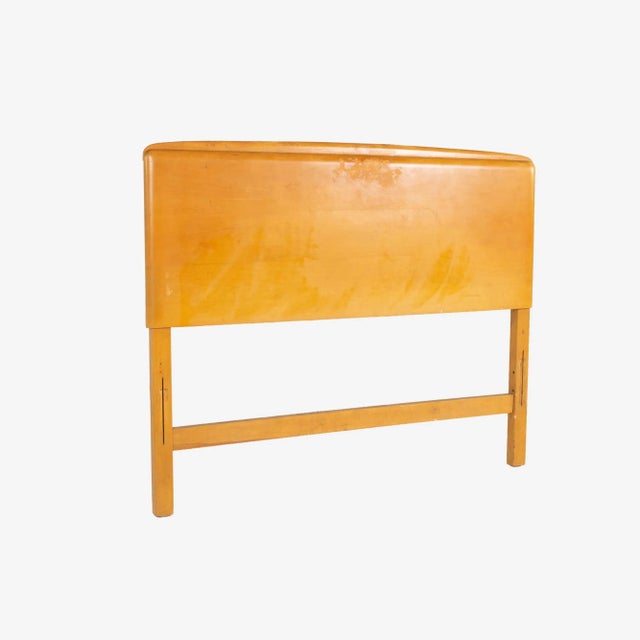 Wood Heywood Wakefield Maple Twin Headboard in Wheat For Sale - Image 7 of 7