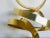 Dan Murphy (B.1942 Chicago) Gold Toned Ribbon Sculpture Dated 1986 For Sale - Image 9 of 13