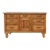 19th Century Country English Provincial Pine Sideboard Server For Sale