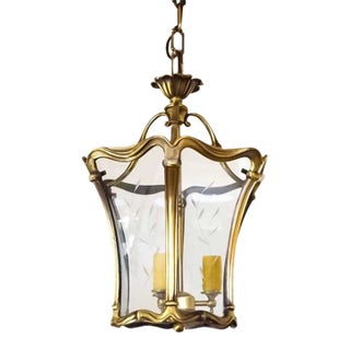 Mid 20th Century Brass Lantern For Sale