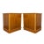 Pair of French Mid-Century Mahogany Veneered Nightstands With Original Hardware For Sale - Image 13 of 13