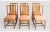 Rustic Vintage Bamboo Chairs with Peach-Colored Upholstered Seats, Set of 6 For Sale - Image 3 of 10