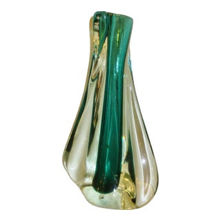 Vintage Murano Seguso Art Glass Vase Circa 1980s' For Sale