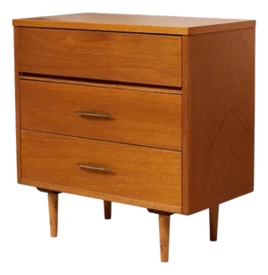 Mid 20th Century Lowboy Dresser Chest of Drawers
