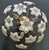 White Daisies Murano Ceiling Light, 1980s For Sale - Image 3 of 15