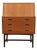 Vintage Mid Century Modern Teak Secretary Desk For Sale