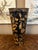 Vintage English Planter Jardiniere Urn Shell Decoupage Black Tole Coastal Décor For Sale - Image 12 of 17