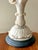 Antique Neoclassical Carved Alabaster Lamp, Rewired For Sale - Image 4 of 12