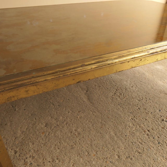 Mottled Mirrored Coffee Table, 1970s For Sale - Image 15 of 18