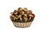 Vintage Italian Tromp l'Oeil Hand-Painted Woven Ceramic Basket of Mushrooms For Sale - Image 4 of 17