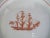 Coastal Spode Copeland England Red Trade Winds George of Sale 10 1/8" Dinner Plate For Sale - Image 3 of 5