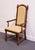 HIGH END VINTAGE Solid Oak Rustic European Dining Arm Chair Cannot identify manufacturer, but comparable in quality to...