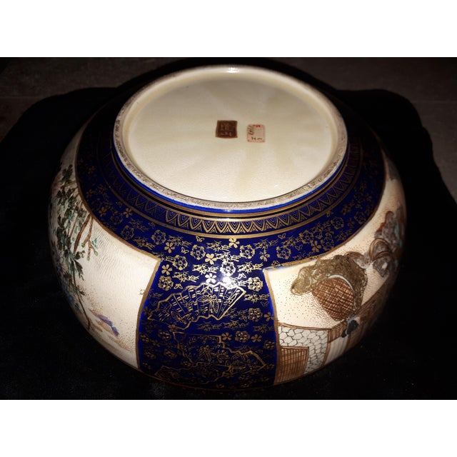 Large Meiji Era Satsuma Earthenware Cup, Japan For Sale - Image 11 of 11