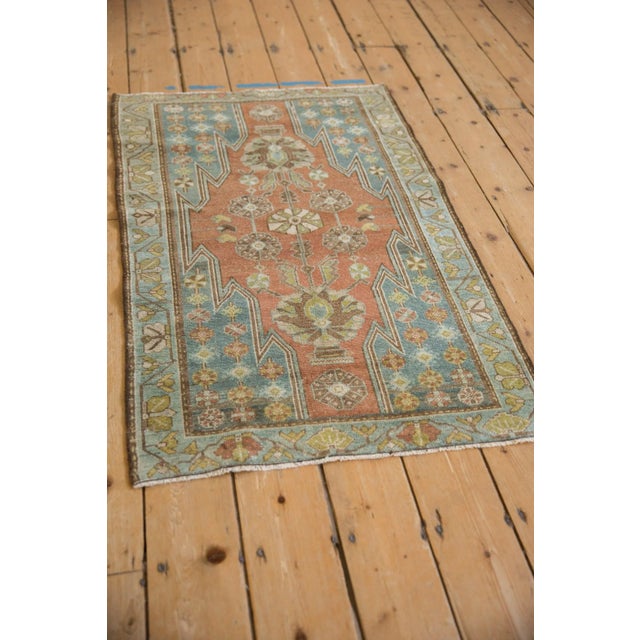 Old New House Vintage Distressed Mazlaghan Rug - 2'7" x 4'2" For Sale - Image 4 of 8