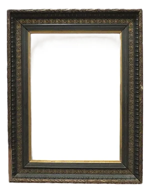19th C. Antique Victorian Picture Frame Wood & Gesso 19 7/8" X 14 1/4" Rabbet Opening for Restoration