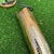 1970s 1970s Hand Hammered Gold Tube Hanging Crystal Pendant Lights - a Pair For Sale - Image 5 of 10
