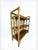 Wood Vintage Bamboo Wicker Display Shelves, 1970 For Sale - Image 7 of 13